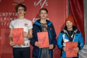FIS Baltic Cup 2018 3. posms, jauniešu un meistaru SL apbalvošana, Foto: Emīls Lukšo