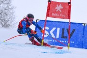 FIS Baltijas kauss 2023 3. posms, jauniešu un meistaru GS, Foto: E.Lukšo