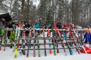 FIS Baltijas kauss 2023 3. posms, jauniešu un meistaru GS, Foto: E.Lukšo