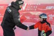 FIS Baltic Cup 2018 3. posms, jauniešu un meistaru PSL apbalvošana, Foto: Emīls Lukšo