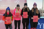 FIS Baltic Cup 2018 3. posms, jauniešu un meistaru PSL apbalvošana, Foto: Emīls Lukšo