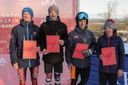 FIS Baltic Cup 2018 3. posms, jauniešu un meistaru PSL apbalvošana, Foto: Emīls Lukšo