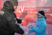 FIS Baltic Cup 2018 3. posms, jauniešu un meistaru PSL apbalvošana, Foto: Emīls Lukšo