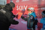 FIS Baltic Cup 2018 3. posms, jauniešu un meistaru PSL apbalvošana, Foto: Emīls Lukšo