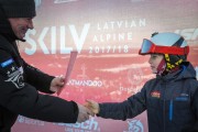 FIS Baltic Cup 2018 3. posms, jauniešu un meistaru PSL apbalvošana, Foto: Emīls Lukšo