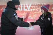 FIS Baltic Cup 2018 3. posms, jauniešu un meistaru PSL apbalvošana, Foto: Emīls Lukšo