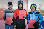 FIS Baltic Cup 2018 3. posms, jauniešu un meistaru PSL apbalvošana, Foto: Emīls Lukšo