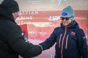 FIS Baltic Cup 2018 3. posms, jauniešu un meistaru PSL apbalvošana, Foto: Emīls Lukšo