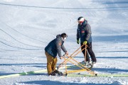 FIS Baltijas kauss 2023 6.posms, trases gatavošana FIS sacensībām, Foto: E.Lukšo