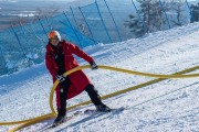 FIS Baltijas kauss 2023 6.posms, trases gatavošana FIS sacensībām, Foto: E.Lukšo