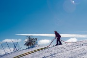 FIS Baltijas kauss 2023 6.posms, trases gatavošana FIS sacensībām, Foto: E.Lukšo