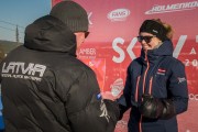 FIS Baltic Cup 2018 3. posms, LČ milzu slalomā apbalvošana, Foto: Emīls Lukšo