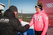 FIS Baltic Cup 2018 3. posms, LČ milzu slalomā apbalvošana, Foto: Emīls Lukšo